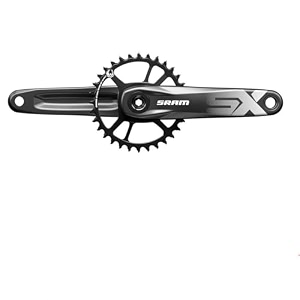 sram sx eagle crankset - 175mm 12-speed 32t direct mount power spline spindle interface black a1