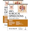 SRB's Surgical Operations: Text and Atlas (2 Vols Set), 3/E for MS/DNB Surgery Postgraduates | 8000+ Photographs, Step-by-Step Operative Technique, Laparoscopy and Robotic Surgery: Two Volume Set