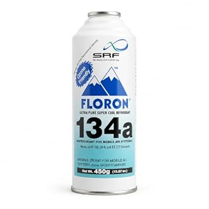 srf floron r134a refrigerant gas can for car ac systems 450g pack of 1