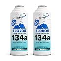 SRF FLORON R134a Refrigerant Gas Can for Car AC Systems, 450g (pack of 2)