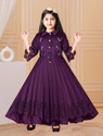 Srgoldlive Girls MaxiFull Length Party Dress