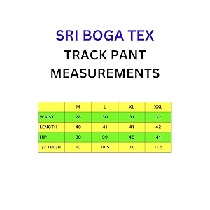 SRI BOGA TEX Mens Track Pant for