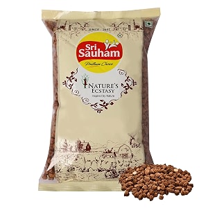 sri sauham premium 500g kala chana black chole chane  fresh whole chickpeas  pure and natural rich in protein  no cholesterol no additives vegan amp gluten free