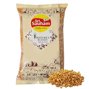 sri sauham premium chana dal - fresh bengal gram lentils - 1 kg  popular nature39s super foods chana dal - rich source of protein