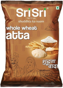 sri sri tattva whole wheat atta 5 kg