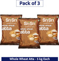 Sri Sri Tattva Whole Wheat Atta Pack of (5 kg x 3) (15 kg)