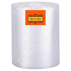 sri vari air bubble wrap packing roll16ftx20 meters05 meters wide x 20 meters length40 gsm strong for safety multipurpose packing needs by sri vari 40gsm 05meterx20meters packing material