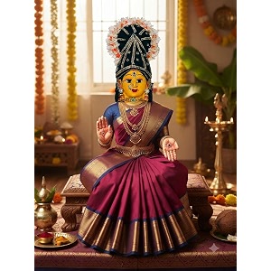sri yagnaa - ammavari face - matha face - laxmi mukhota - varalakshmi face - ammavari face - gowri face f