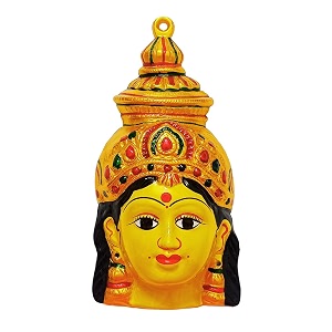 sri yagnaa - 8 inch ammavari face - laxmi mukhota - matha face - varalakshmi face 8 inch f-1