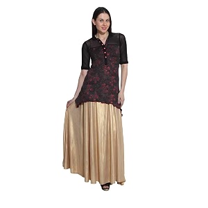 SriSaras Womens Maxi Skirt