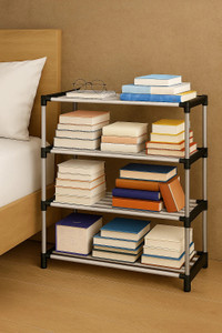 SRMAJI STORE Multipurposar Storage rack Plastic Open