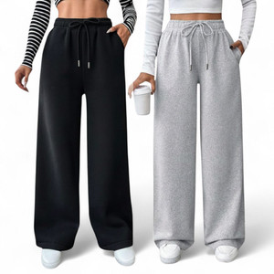 SRMP TRADERS Loose Fit Women Grey Black