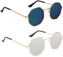 SRPM Retro Square Sunglasses