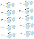 SRPM UV Protection Retro Square Sunglasses (53) (For Men & Women, Blue)