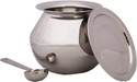 SRS Stainless Steel Pongal Pot/gundu/cooker/handi, 2 L, 1 Piece (Silver) Handi 3 L with Lid (Stainless Steel)