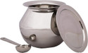 SRS Stainless Steel Pongal Pot/gundu/cooker/handi, 2 L, 1 Piece (Silver) Handi 3 L with Lid (Stainless Steel)