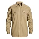 SRsafety Hi Vis FR Shirts for Men,7.0oz Long Sleeve FR Work Shirts,100% Cotton High Visibility Fire Shirt