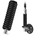 SS-3H Black CB Antenna Spring Mount, Black Heavy Duty Stainless Steel CB Spring Fit for Up to 60" Long Standard 3/8" x 24 Threads Mobile/in-Vehicle CB Radio Antenna Mount