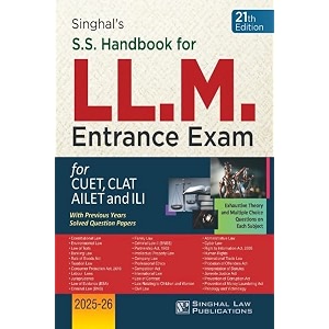 ss handbook for llm entrance exam solved papers edition 2026