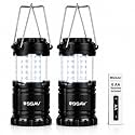 SSAV 2-Pack Battery Powered LED Camping Lanterns (Battery Included)