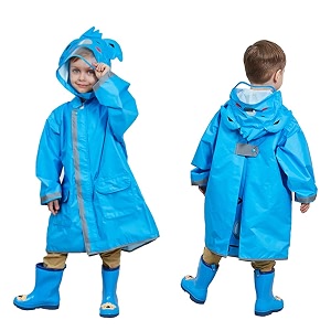 SSAWcasa Rain Poncho KidsToddler Poncho with HoodWaterpoof