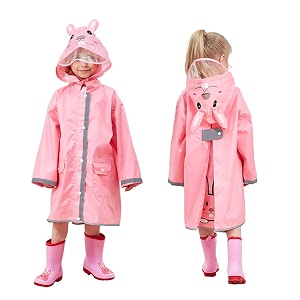 SSAWcasa Rain Poncho KidsToddler Poncho with HoodWaterpoof