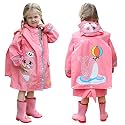 SSAWcasa Rain Poncho KidsToddler Poncho with HoodWaterpoof
