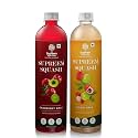 Supreem Super Foods Cranberry Amla &amp; Litchi Amla Squash Combo 700ml Each | Immunity Booster Digestive Support Drink | No Sugar Stevia Sweetened Summer Beverage