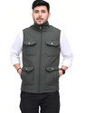SSGARMENTS Sleeveless Solid Men Jacket