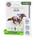 SSN HA 150 - 4 In 1 Horse Supplement - 30 Servings - Equine Joint, Gastric, Ligament/Tendon, Lung Capillary Health - Glucosamine Alternative - (30 Pack, 150mg Sodium Hyaluronate per Serving)