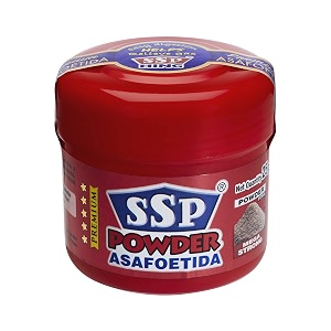 ssp asafoetida powder hing 25g  mega strong hing powder  feel the kadak flavour punch 59 gram