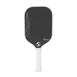 t06-t700 carbon fiber pickleball paddle set comfort firm grip lightweight racquet edgeless swift swing uv printed waterproof pickleball racket for outdoor game black amp white
