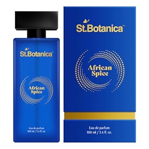 stbotanica luxury african spice perfume for men  long lasting perfume with mandarin geranium amp sandalwood  spicy citrus amp musky scent  eau de parfum  long lasting edp fragrance scent  100 ml
