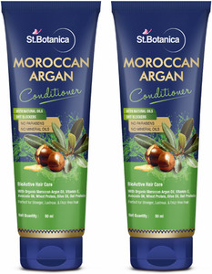 stbotanica combo of moroccan argan with natural oils care conditioner 50ml each 2 items in the set