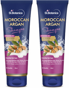stbotanica combo of moroccan argan with natural oils bio active 50ml each 2 items in the set