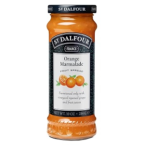 st dalfour orange marmalade fruit spread 284 g  no added sugar  from fruit  no added preservatives colours flavors or sweeteners  no corn syrup  traditional french recipe