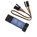 ST-Link V2 Programming Unit Mini Metal Shell | USB STM8 STM32 Programmer & Debugger | Compatible with STM32CubeIDE, Keil, IARl (Random Colour)