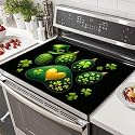 HOMETITUTE St Patricks Stove Top Cover 28x20 Paw Print Heat Resistant Mat