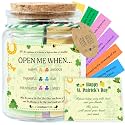 St Patricks Day Version Bible Verses Jar – St. Patrick’s Day Gifts for Women, 92 Bible Jar Folded by Hand, Glass Jar with Cork Lid, Gift Box