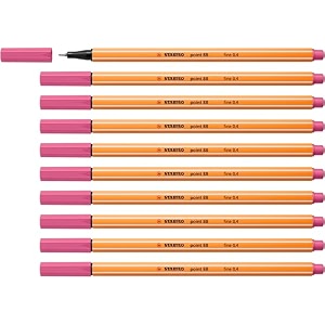 stabilo fineliner point 88 - box of 10 - heliotrope