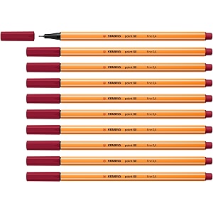 stabilo fineliner point 88 - pack of 10 - purple
