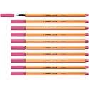 STABILO Fineliner point 88 - Box of 10 - Heliotrope