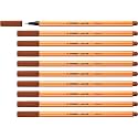 STABILO Fineliner point 88 - Pack of 10 - Sanguine