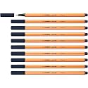 STABILO Fineliner point 88 - Pack of 10 - Payne's Grey