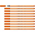 STABILO Fineliner point 88 - Pack of 10 - Pale Vermillion