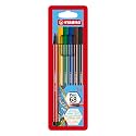STABILO Pen 68 - Sketch Pen - Premium - Wallet of 6 Colours