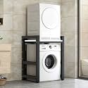 Stackable Shelving Unit for Washer &amp; Dryer 300 kg CapacitySpaceSaving Stora Solut for Laundry Room &amp; Easy to Assemble.