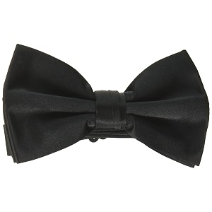 Stacy Adams Mens Solid Bow Tie