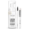 STACY LASH Eyelash Extension Shampoo + Brush / 1.69 fl.oz / 50ml / Korean Makeup Remover/Eyelid Foaming Cleanser/Wash for Extensions & Natural Lashes/Supplies for Professional & Home Use