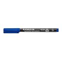 Staedtler Lumocolor 313 Superfine 0.4MM Line Permanent Pen - Blue- Pack of 10